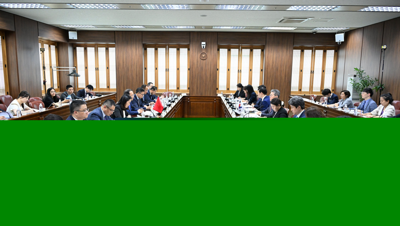 The 10th Vice Foreign Ministerial Strategic Dialogue is held at the building of the Foreign Ministry in Seoul on Wednesday. (South Korea's Foreign Ministry)