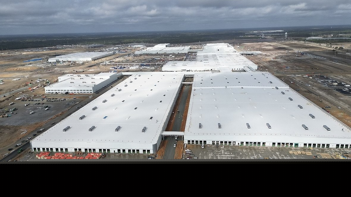 Hyundai Motor Group Metaplant America under construction on Feb. 27 in Georgia (Hyundai Motor Group)