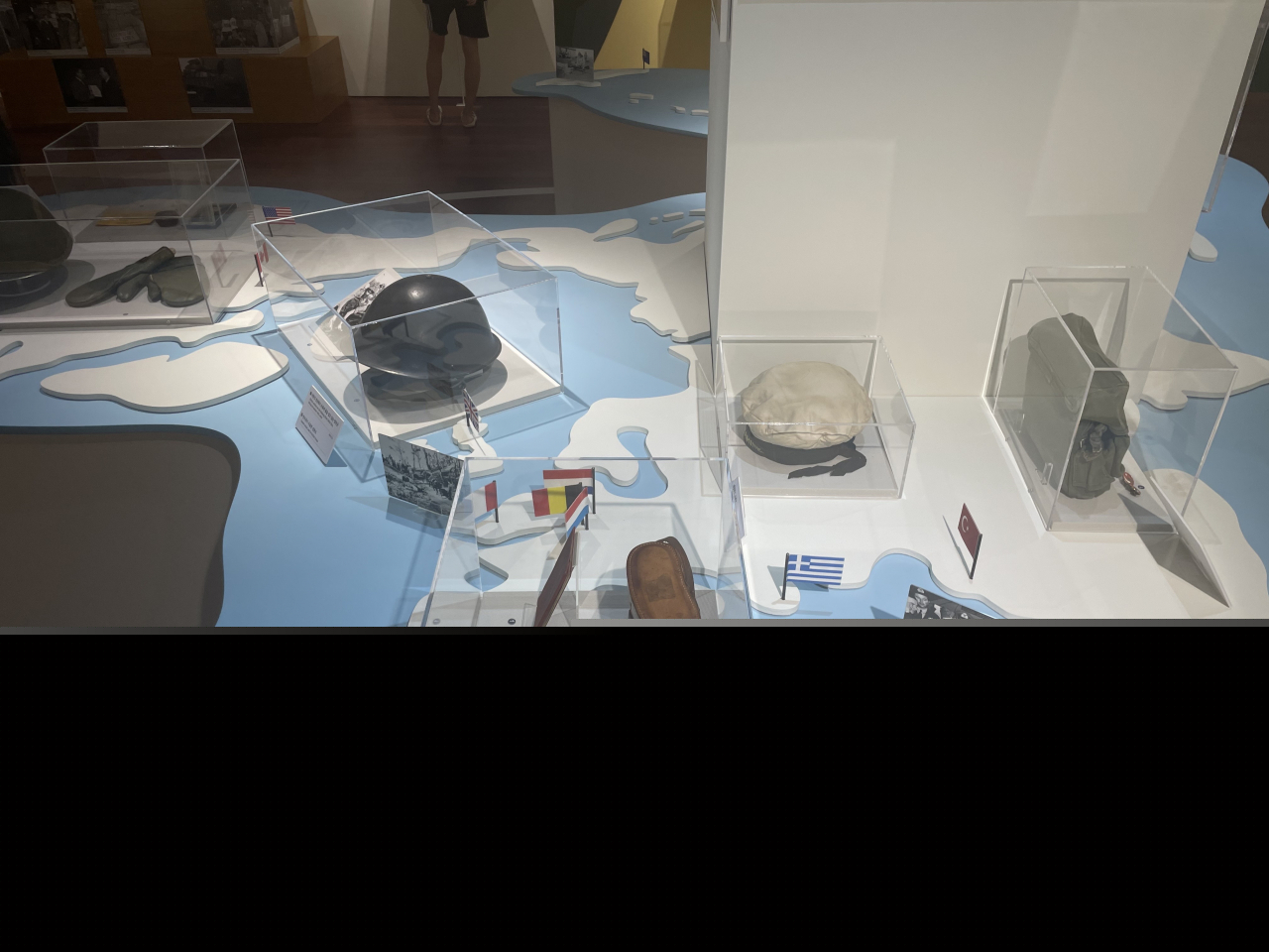 Tactical gear and military equipment used by UN troops are showcased at the exhibition (Moon Ki-hoon/The Korea Herald)