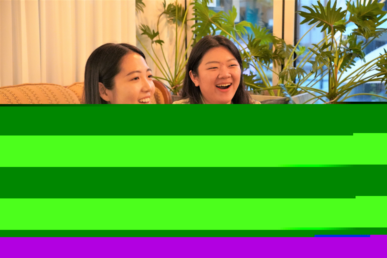 The Passion Musical actors Kim Min-ji (left) and An Yeon-gyong share their musical journeys in a recent interview with The Korea Herald at a cafe in Seocho-gu, southern Seoul. (Lee Si-jin/The Korea Herald)